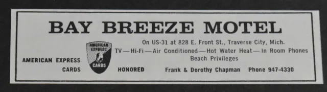 Bay Breeze Motel - 1966 Print Ad